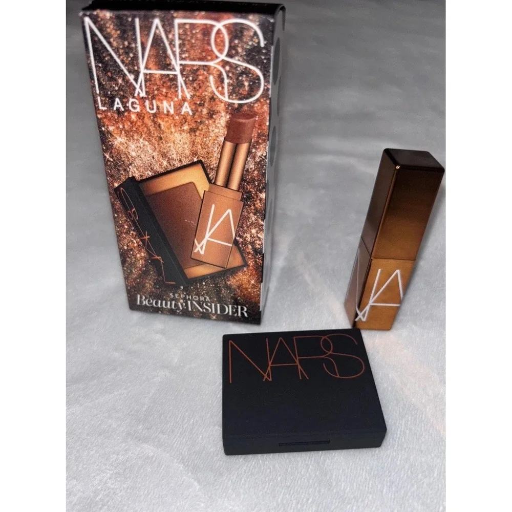 NARS Laguna Sephora Birthday Set‎ Mini Bronzing Powder + Afterglow Lip Balm